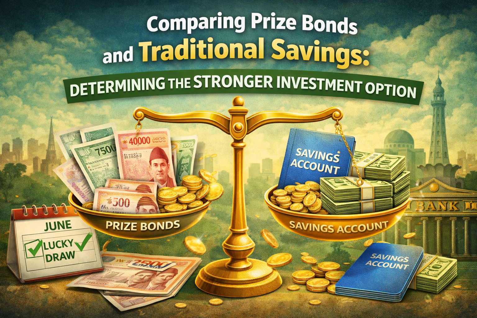 Prize bonds vs savings the balance