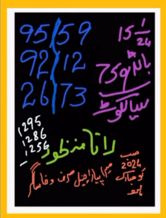 Rana Manzoor 750 Guess Paper 15/01/2024